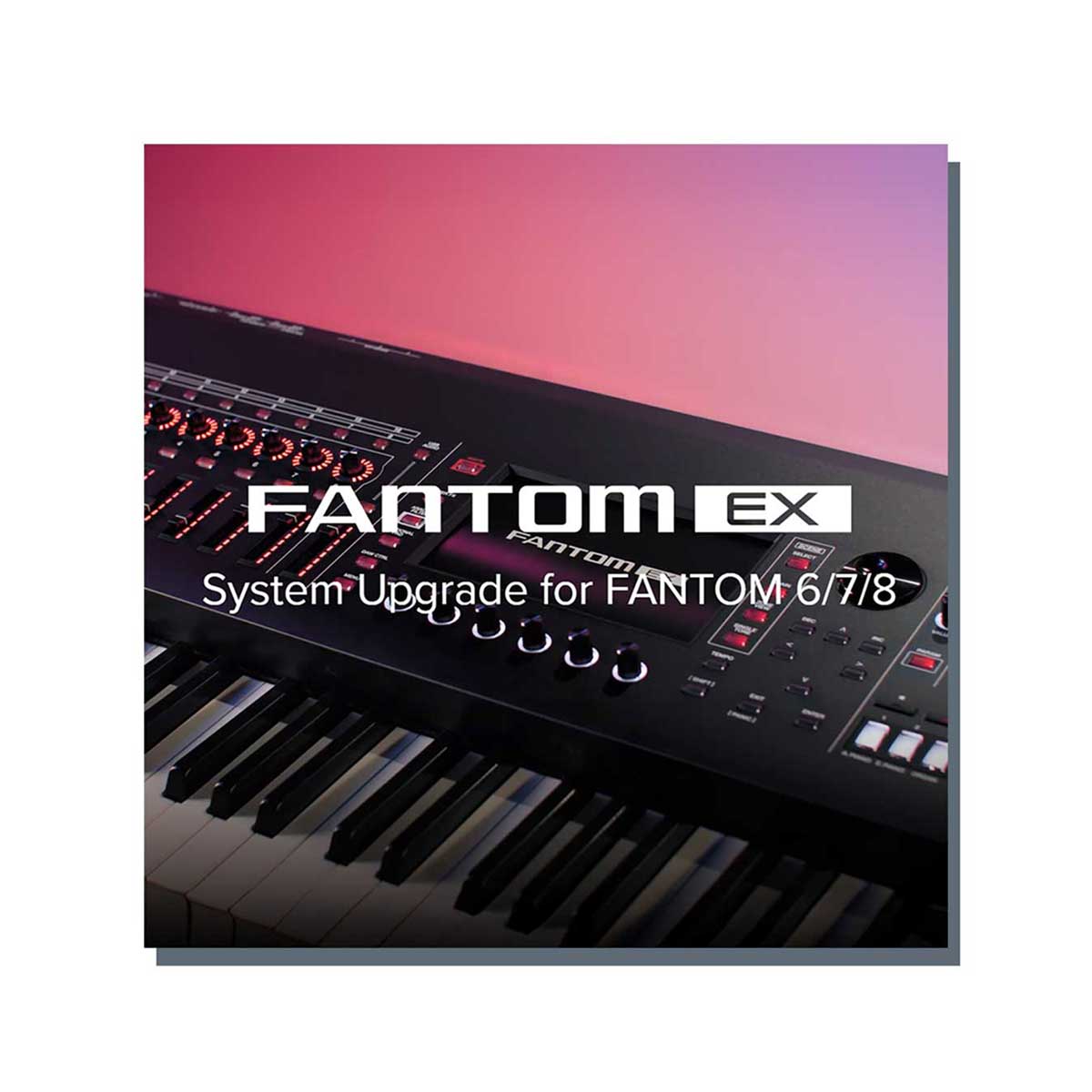 Roland Cloud FANTOM EX Upgrade FANTOM-6/7/8 アップグレード用ソフトウェア 買い切り版 シリアルコード Lifetime Keys ローランド メール納品 代引き不可