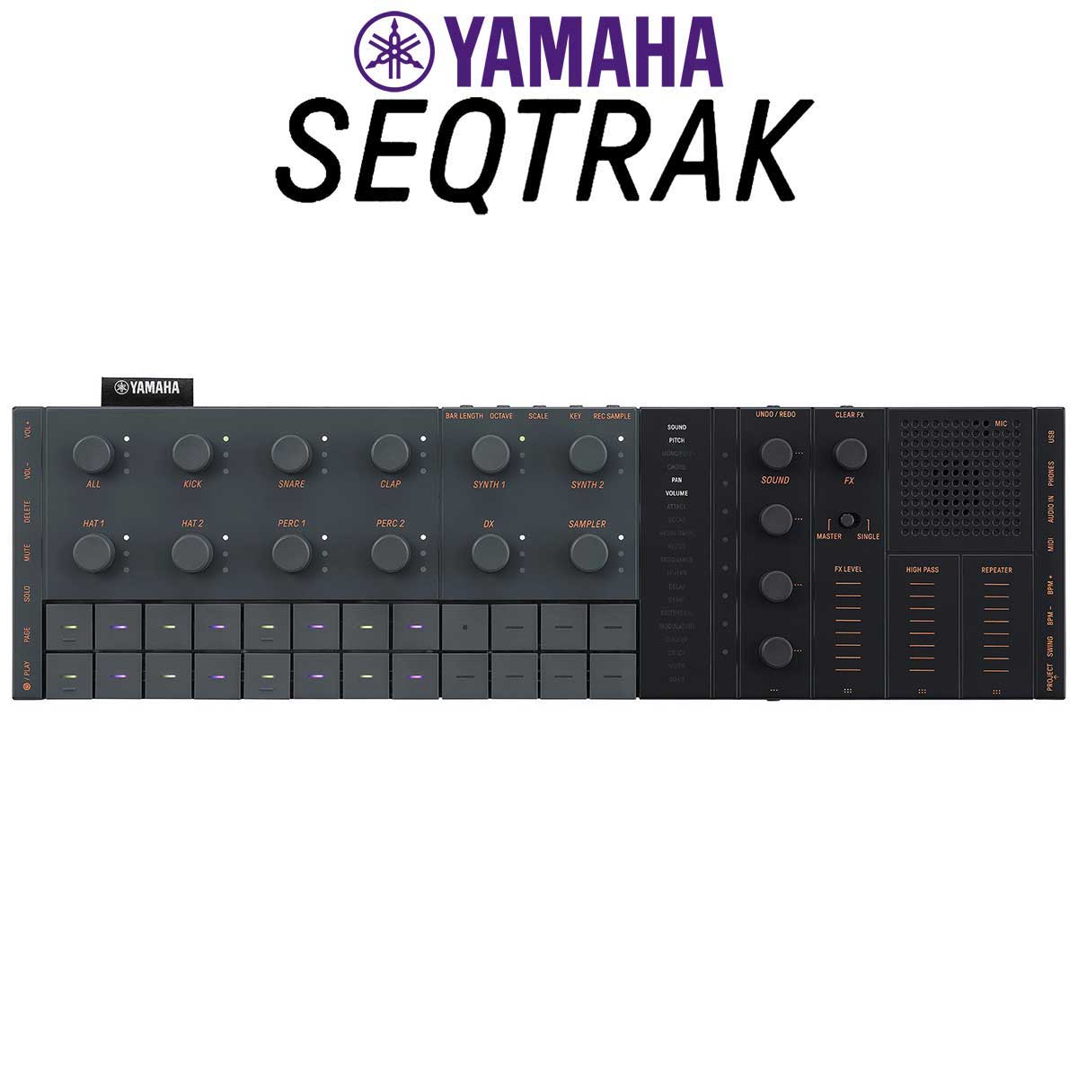 YAMAHA SEQTRAK BLACK ミュージックプロダクションスタジオ ヤマハ