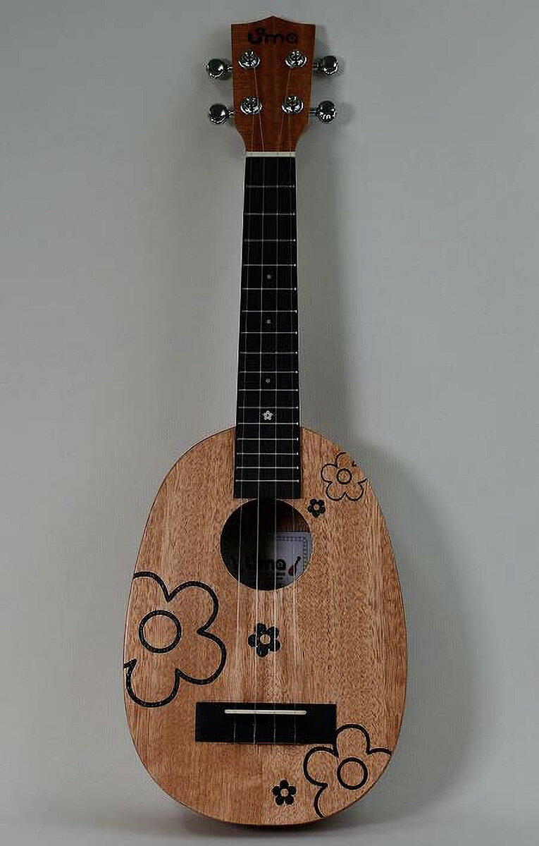 Uma Ukulele UKFL-03CP コンサートウクレレ パイナップル型 専用ケース付属 ウーマウクレレ