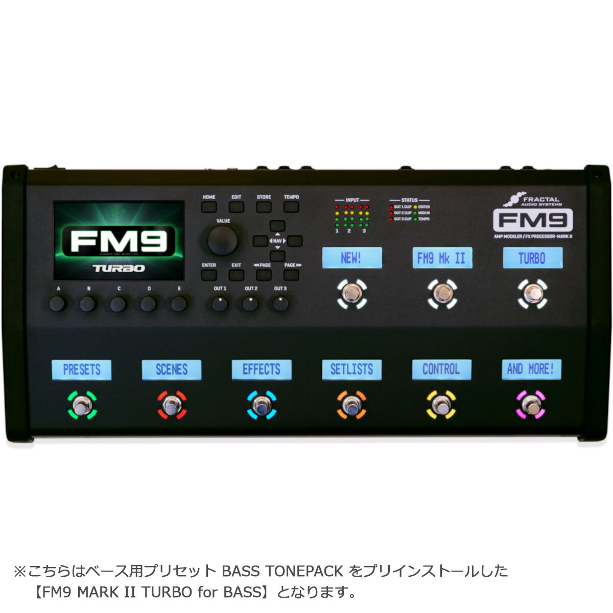 Fractal Audio Systems FM9 MARK II TURBO for BASS マルチエフェクター フラクタルオーディオ