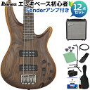 高級感のあるウッディな質感のIbanezエレキベース【島村楽器限定モデル】【特徴】Ibanezを象徴するSRシェイプ、Ibanez最上位モデル5000シリーズを彷彿させるルックスの島村楽器オリジナルモデル。EQスイッチはカタログモデルに存在しないON/OFFスイッチを採用し、電池無しでも出力が可能です。【アッシュ・トップ / ウォルナット / ニャトー材の積層ボディ】ゆたかな中低音域特性に加え、アッシュ材TOPのパンチを加えたわかりやすいサウンドです。PrestigeモデルやPremiumモデルで採用した積層ボディのウッディな高級感も特徴です。【ジャトウバ材/ウォルナット材 5pcネック】コンパクトが身上のSRネックを、堅牢な5ピース構成で実現しかつトータルデザインにも配慮しています。【パンガ・パンガ材指板/SRスペシャル・アヴァロン・ポジション・インレイ】上位モデルと同じくウェンジ系材の指板、さらに上位モデルと同じ指板インレイを採用しています。【Ibanez Power Span デュアル・コイル・ピックアップ】その名の通りパワーあふれたデュアル・コイルPUで、構造上ノイズからも強いです。【詳細情報】Neck:5pc Jatoba/Walnut neckBody:Ash top, Walnut / Nyatoh bodyFretboard:Bound Panga Panga fretboard w/Avalon SR Special inlayFret:Medium fretsBridge:Accu-cast B120 bridge (19mm string spacing : 4st, 16.5mm string spacing : 5&6st)Neck pickup:Ibanez PowerSpan Dual Coil neck pickupBridge pickup:Ibanez PowerSpan Dual Coil bridge pickupEqualiser:Ibanez Custom Electronics 3-band EQ w/EQ ON-OFF switchHardware color:Cosmo BlackStrings gauge:.045/.065/.085/.105 (D'Addario EXL165) JANコード：4549763355959【bgn_ebbrown】【bgn_eboth】【bgn_ebfnd】