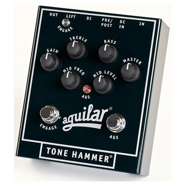 [B級品特価 ACアダプタープレゼント] aguilar TONE HAMMER ベースプリアンプ DI BOX アギュラー