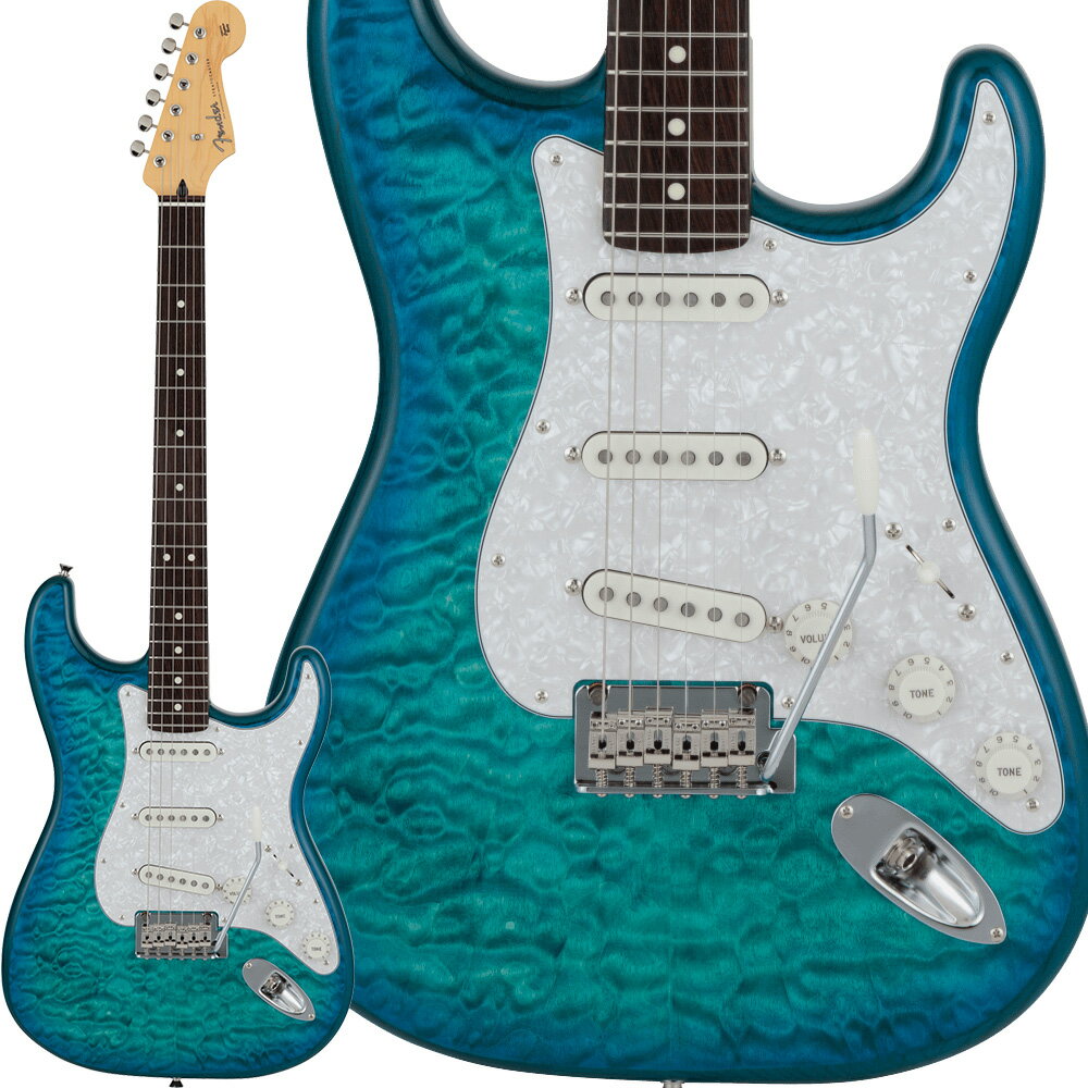 Fender Made in Japan Hybrid II 2024 Collection Stratocaster Quilt Aquamarine GLM^[ XggLX^[ tF_[