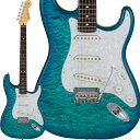 Fender Made in Japan Hybrid II 2024 Collection Stratocaster Quilt Aquamarine エレキギター ストラトキャスター フェンダー