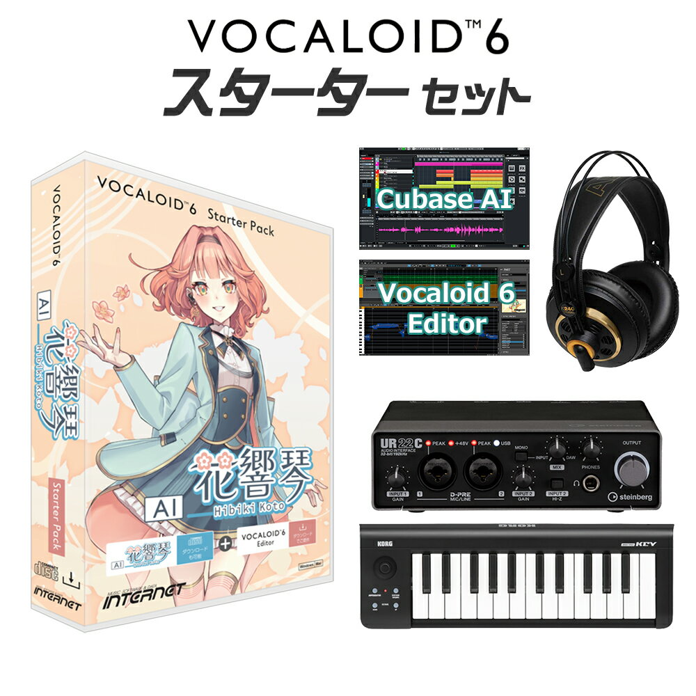 INTERNET VOCALOID6 SP AI 花響 琴 ボーカロイド初心者スターターセット インターネット