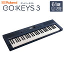 Roland GO:KEYS3 MU ミッドナイトブルー ポータブルキーボード 61鍵盤 ローランド