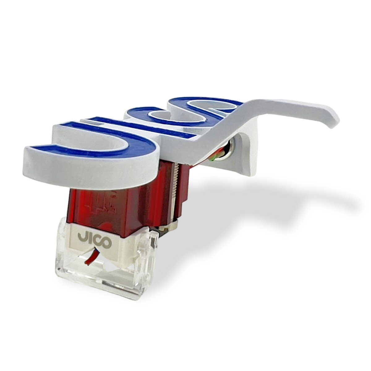 JICO OMNIA IMPACT NUDE LOGO BLU 無垢丸針 オムニア レコード針 MMカートリッジ ジコー