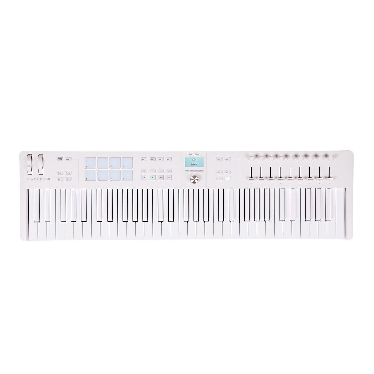 ARTURIA KeyLab Essential 61 MK3 (Alpine White) 61鍵盤 限定カラー MIDIキーボード コントローラー USB アートリア