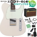 HISTORY HTL-Standard/VC VWH (ヴィンテージホワイト) エレキギター 初心者14点セット【VOXアンプ付き】 テレキャスタータイプ 日本製 ケース付属 ヒストリー ヴィンテージコレクション 【初心者セット】