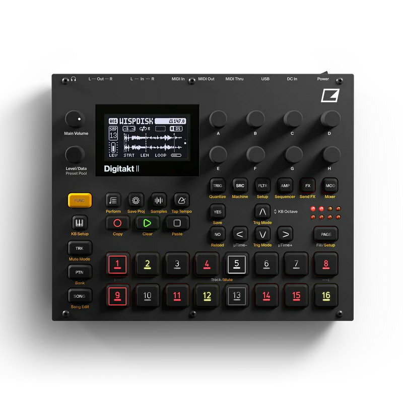 elektron Digitakt II ドラムマシン サンプラー エレクトロン