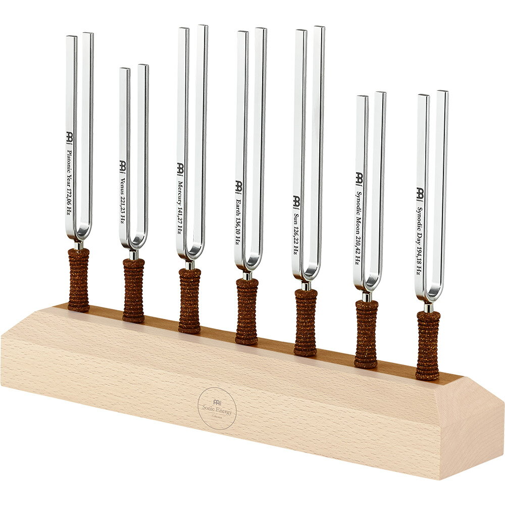 MEINL Sonic Energy Planetary Tuning Fork Chakra set with Case 7本セット チューニングフォーク チャクラセット マイネル TF-SET-CHA-7C ソニックエナジー