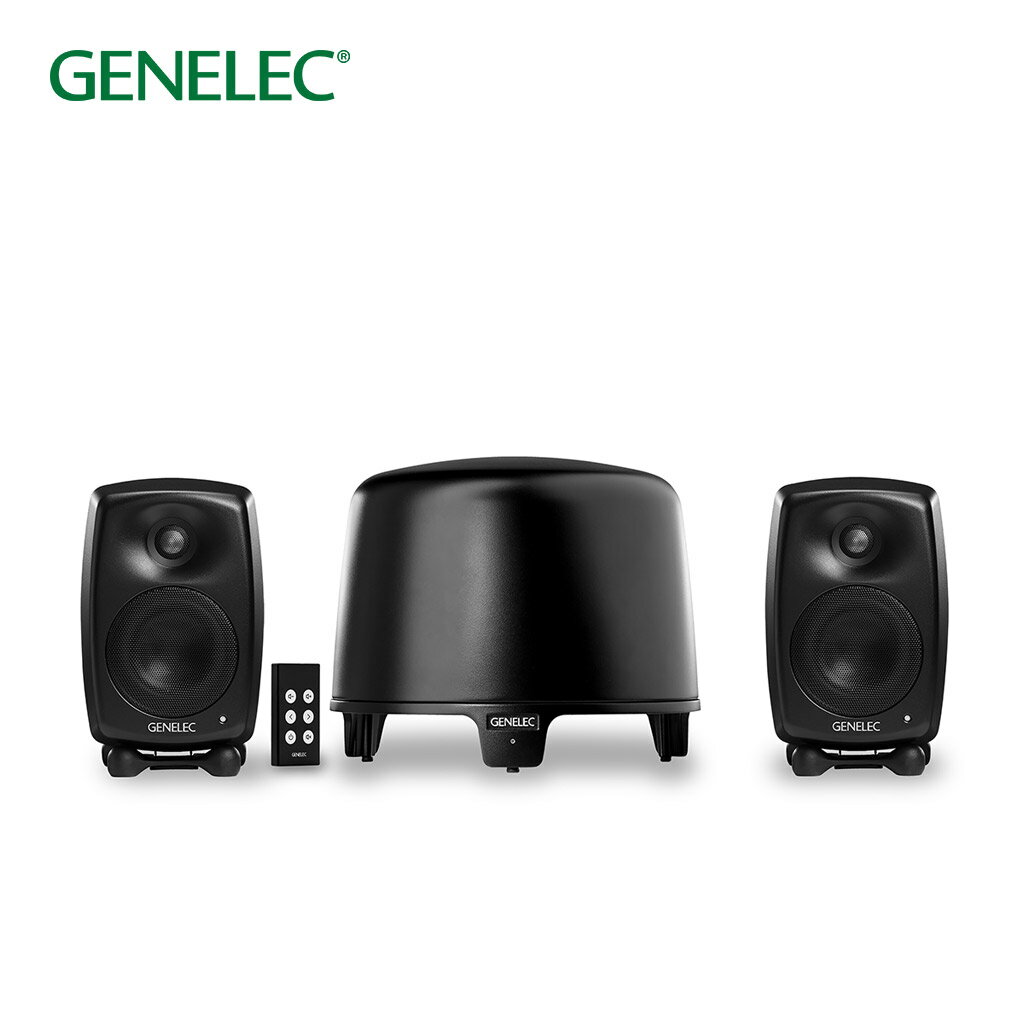 [数量限定特価] GENELEC G Two + F One 2.1ch Home Set (ブラック) ホームスピーカー サブウーファー お得バンドル ジェネレック