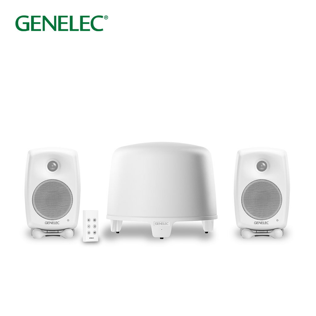 [数量限定特価] GENELEC G Two + F One 2.1ch Home Set (ホワイト) ホームスピーカー サブウーファー お得バンドル ジェネレック