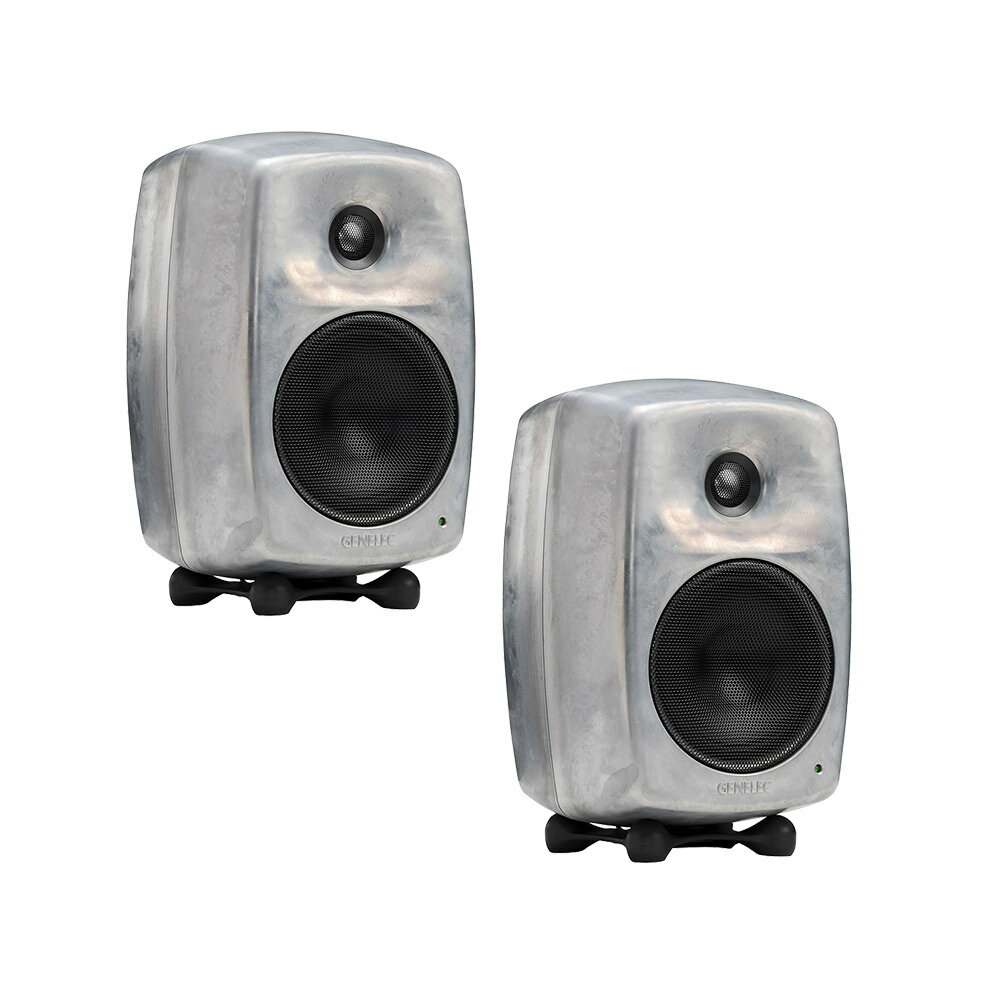 [数量限定特価] GENELEC 8030CRw (RAWフィニッシュ) ペア 2台 スタジオモニタースピーカー パワードスピーカー ジェネレック