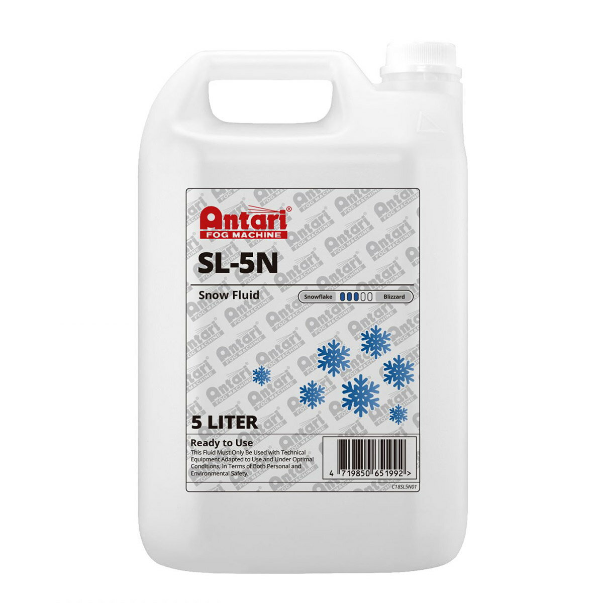 Antari SL-5N スノーリキッド 5L [ スノーマシンシリーズ]専用液 アンタリ SL5N(2)