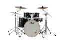 Pearl EXX725SN/C-2CS #31 Jet Black EXPORT 22”バスドラム ドラムフルセット 2クラッシュシンバル【初心者向け】 パール エクスポート