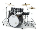 Pearl RS525SCWN/CN #31 Jet Black ROADSHOW 22”バスドラム ドラムフルセット 【初心者向け】 パール ロードショー