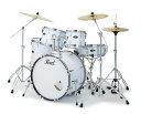 Pearl RS525SCWN/CN #33 Pure White ROADSHOW 22”バスドラム ドラムフルセット 【初心者向け】 パール ロードショー