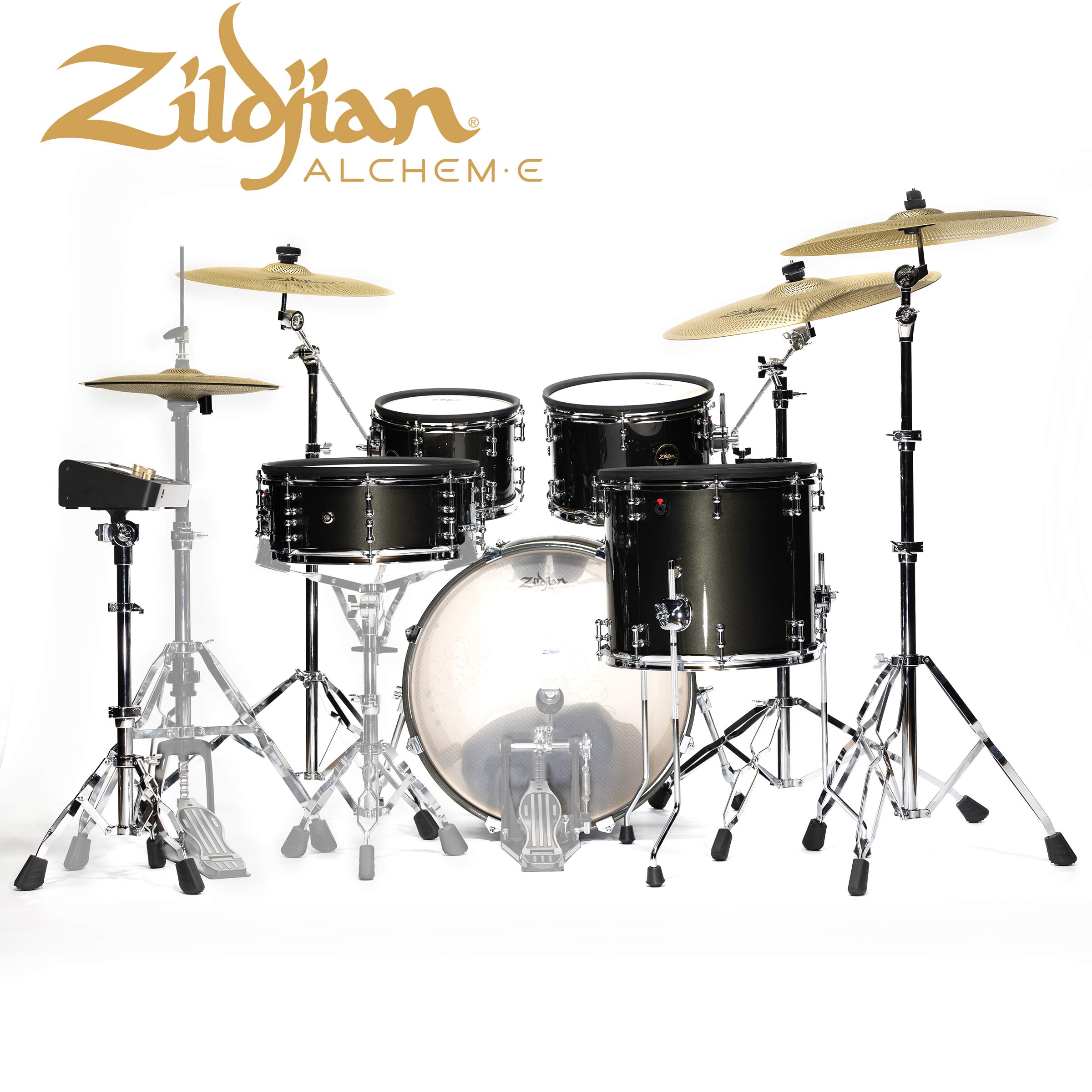 【期間限定 お得なキャンペーン開催中!】 Zildjian ALCHEM-E GOLD EX 電子ドラムセット ジルジャン