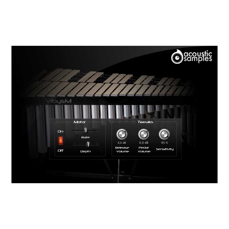 Acoustic Samples VibysM ソフト音源 ビブラフォン音源 アコースティックサンプル[メール納品 代引き不可]