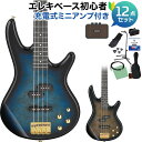 Gio Ibanez GSR200PC ベース初心者12点セット 【充電式ミニアンプ付】 エレキベース 初心者向け ジオ アイバニーズ