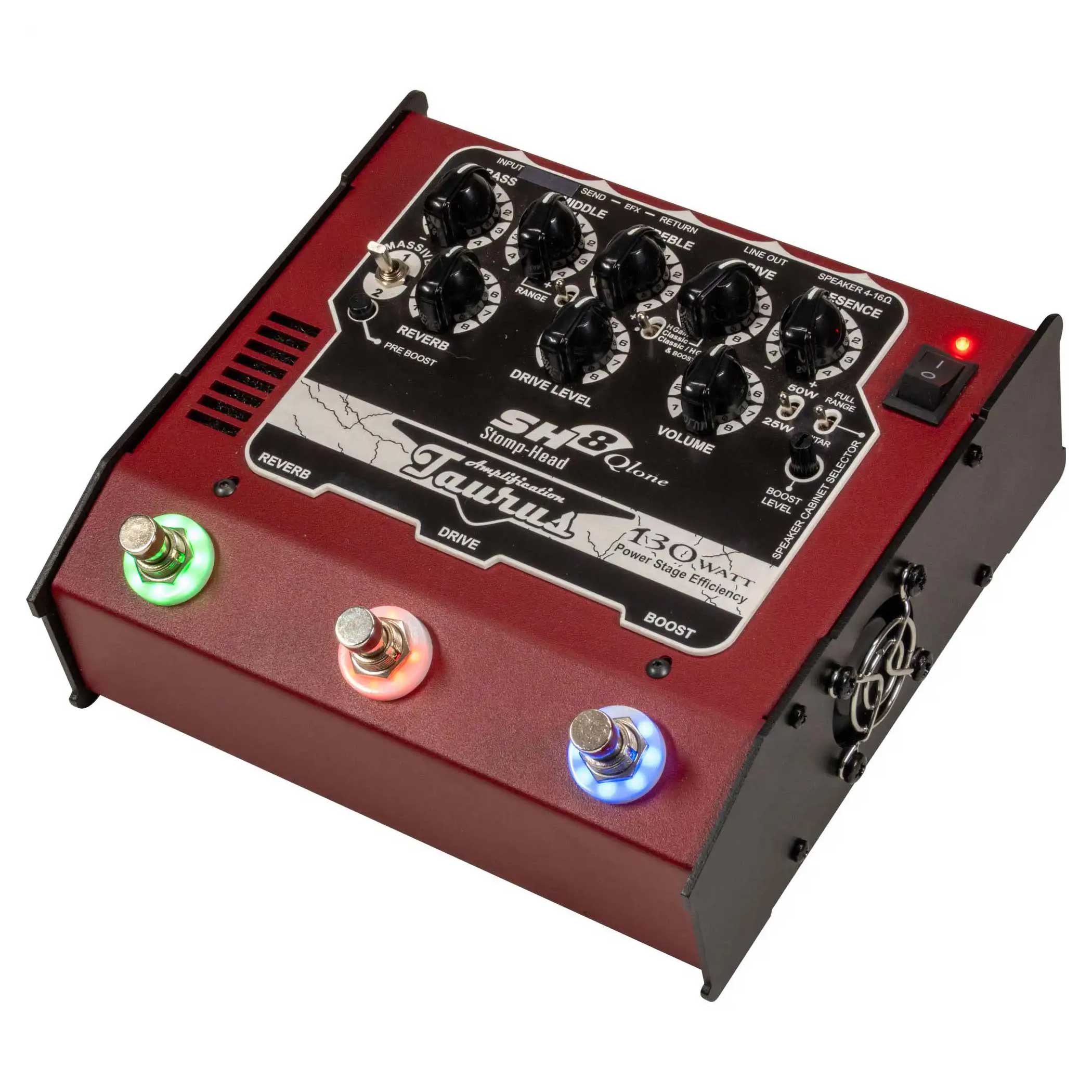 Taurus Stomp-Head SH8.Qlone ペダル型 ソリッドステート アンプヘッド タウラス