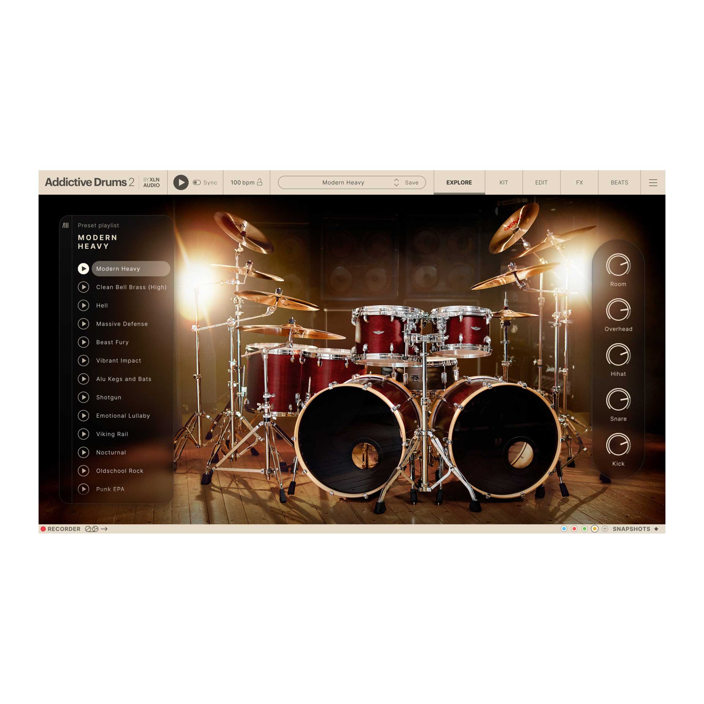 XLN Audio Addictive Drums 2:Modern Heavy ADpak XLNǥ [᡼Ǽ Բ]
