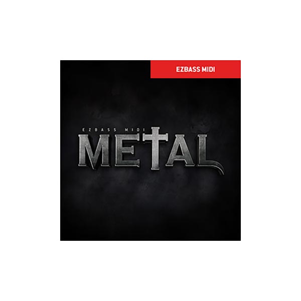 TOONTRACK BASS MIDI - METAL [EZ BASS用 MIDIライブラリ] トゥーントラック B8034[メール納品 代引き不可]