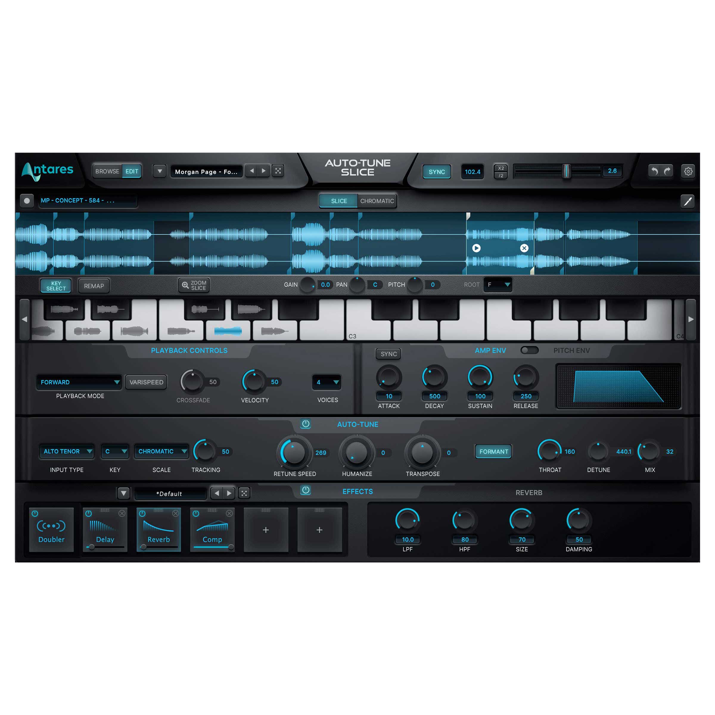 [特価 2025/12/24迄] Antares Audio Technologies AutoTune Slice アンタレス [メール納品 代引き不可]