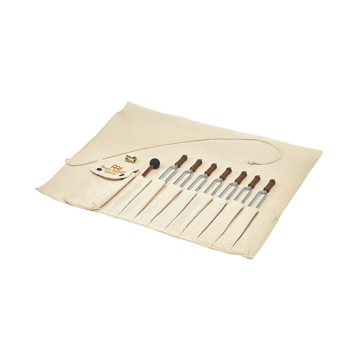 MEINL Sonic Energy Tuning Fork Chakra Set チューニングフォーク チャクラセット [ロールアップバッグ/バイブレーションフット/マレット付属] マイネル TF-SET-CHA-R ソニックエナジー