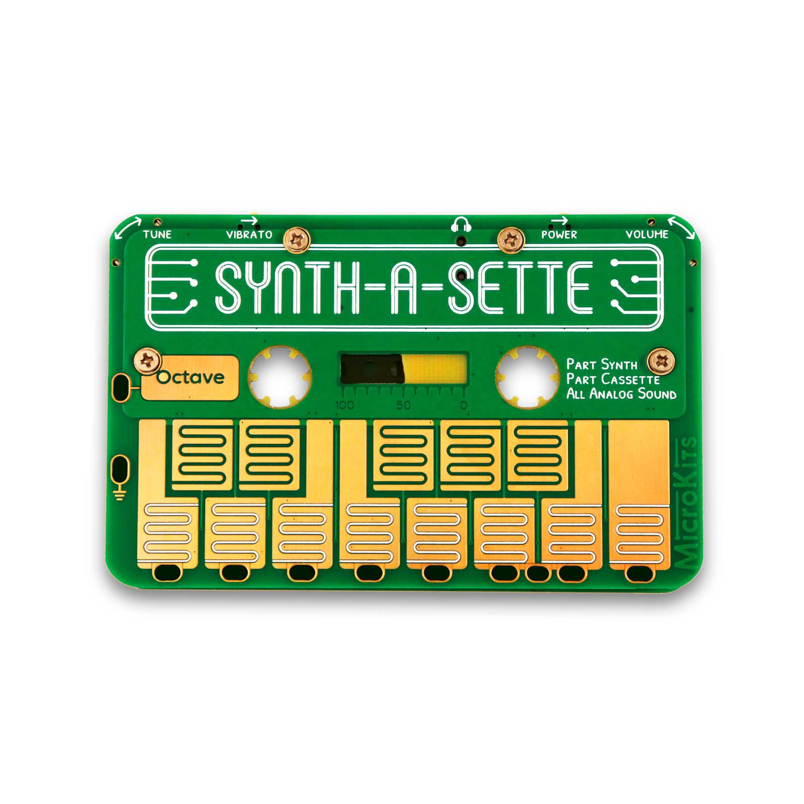 MicroKits Synth-a-Sette ポケットサイズのアナログ・シンセ