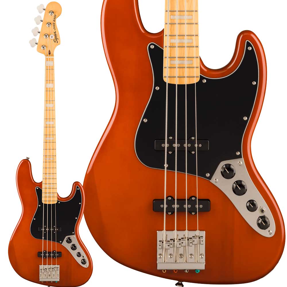 Squier by Fender Classic Vibe Active '70s Jazz Bass Mocha エレキベース ジャズベース スクワイヤー / スクワイア