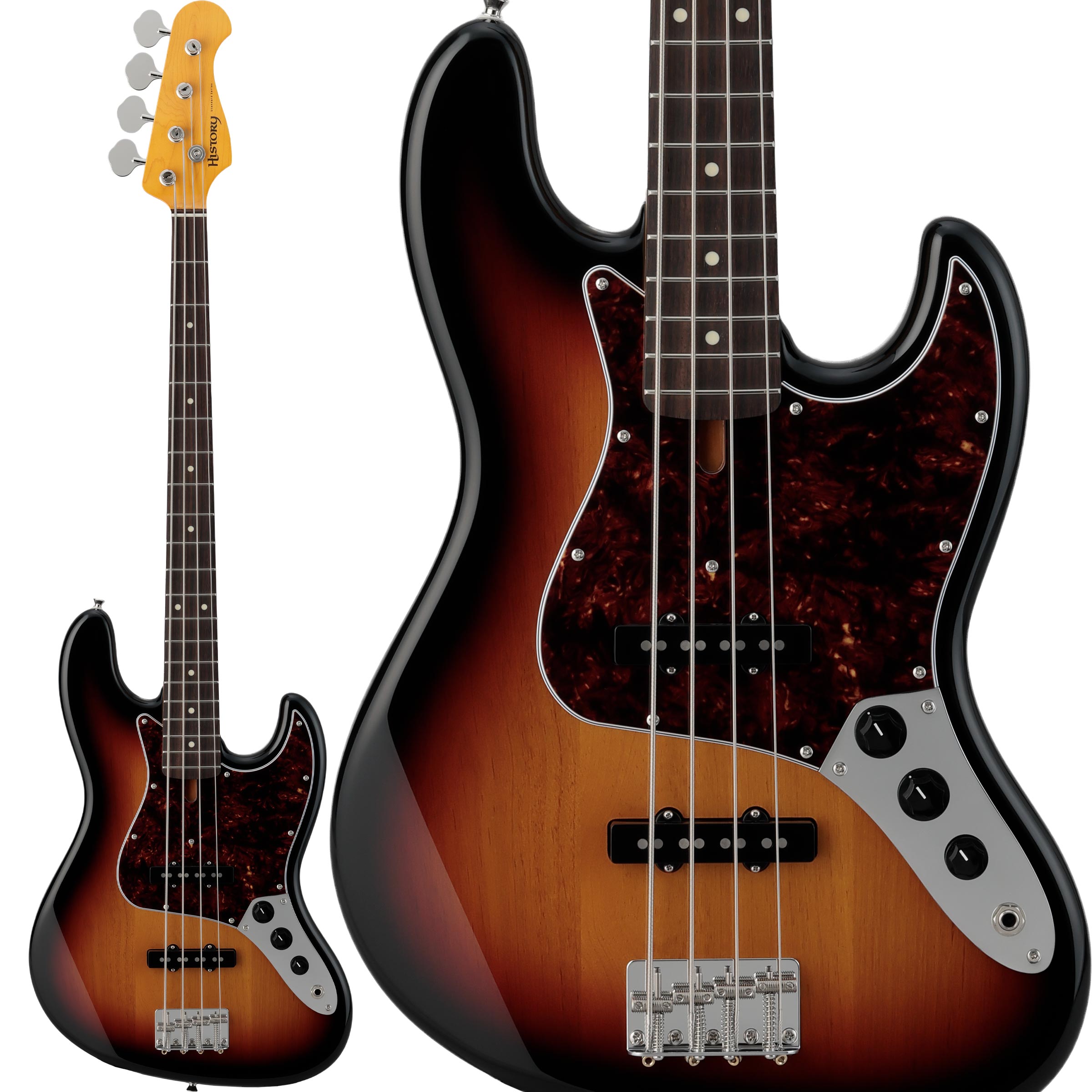 【日本製】 HISTORY HJB-Standard2 3TS エレキベース ジャズベースタイプ ヒストリー
