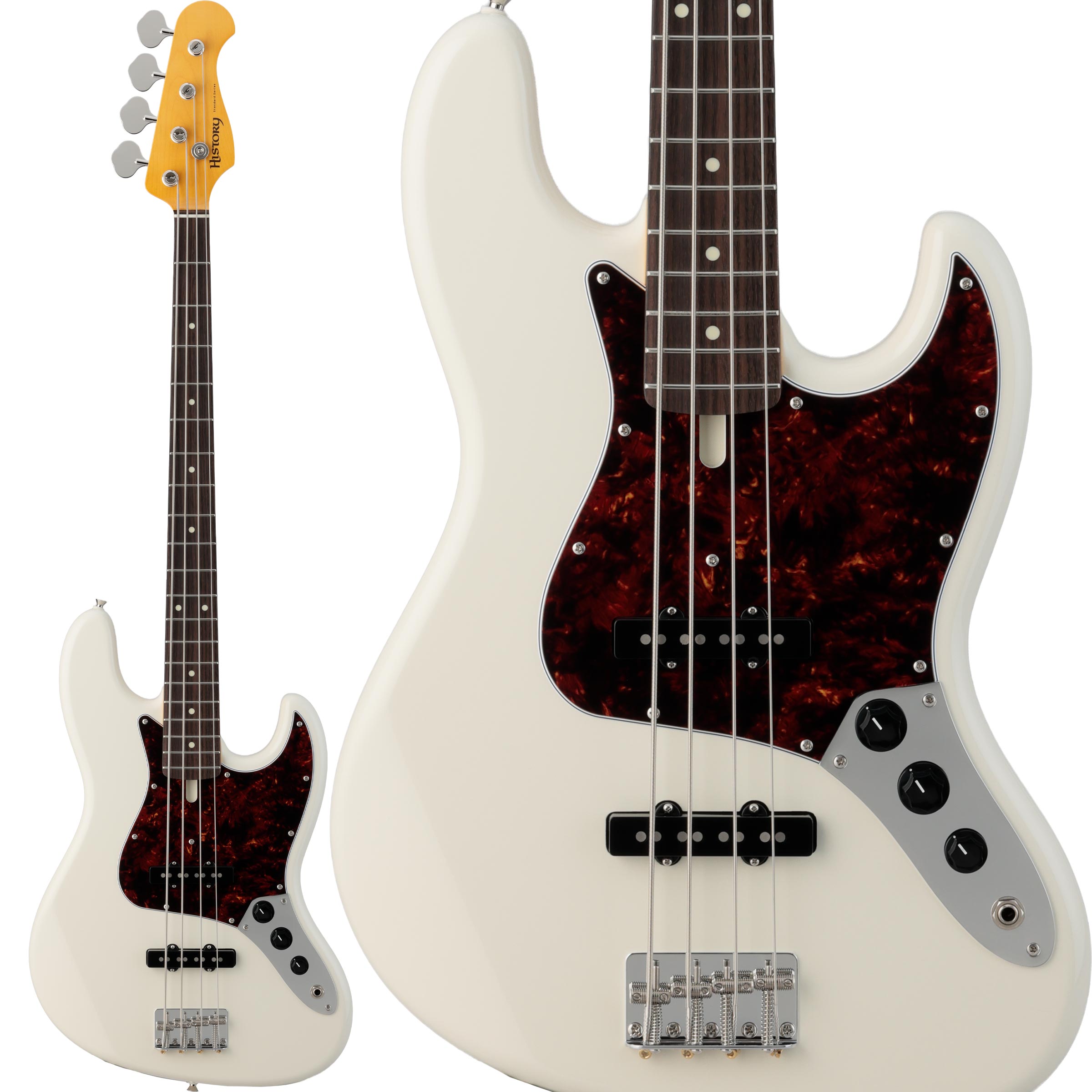 【日本製】 HISTORY HJB-Standard2 VWH エレキベース ジャズベースタイプ ヒストリー
