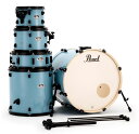 【数量限定カラー】 Pearl EXX725SPN/B #869 Daphne Blue EXPORT 22”バスドラム ドラムシェルパック 【ハードウェア・シンバル別売】 パール エクスポート|詳細画像