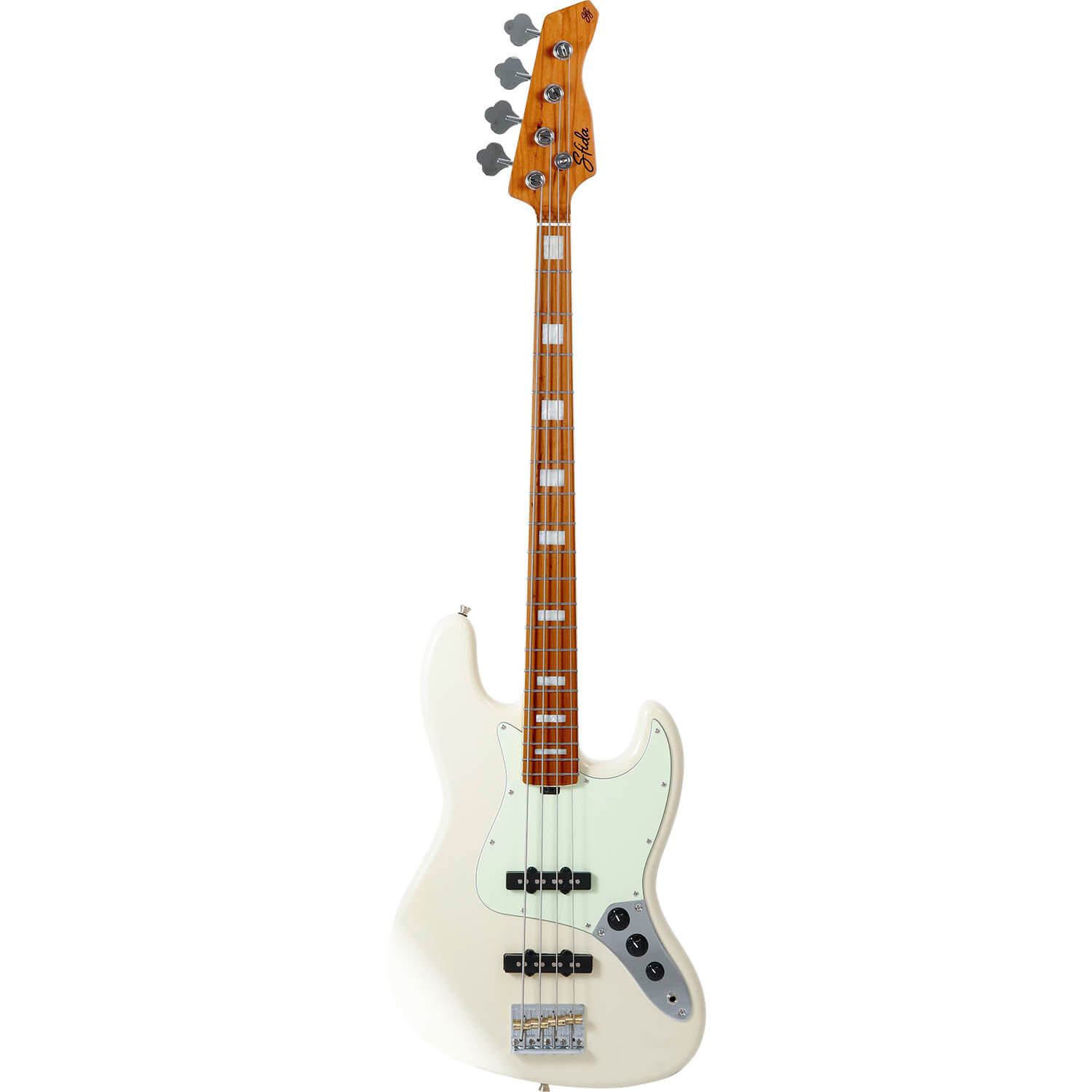 Sfida SJB-500 White (ホワイト) エレキベース ローステッドメイプルネック スフィーダ