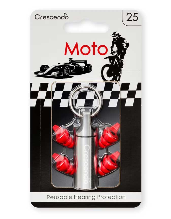 Crescendo Moto 25 イヤープロテクター 耳栓 [ モーターサイクル用 ] クレッシェンド