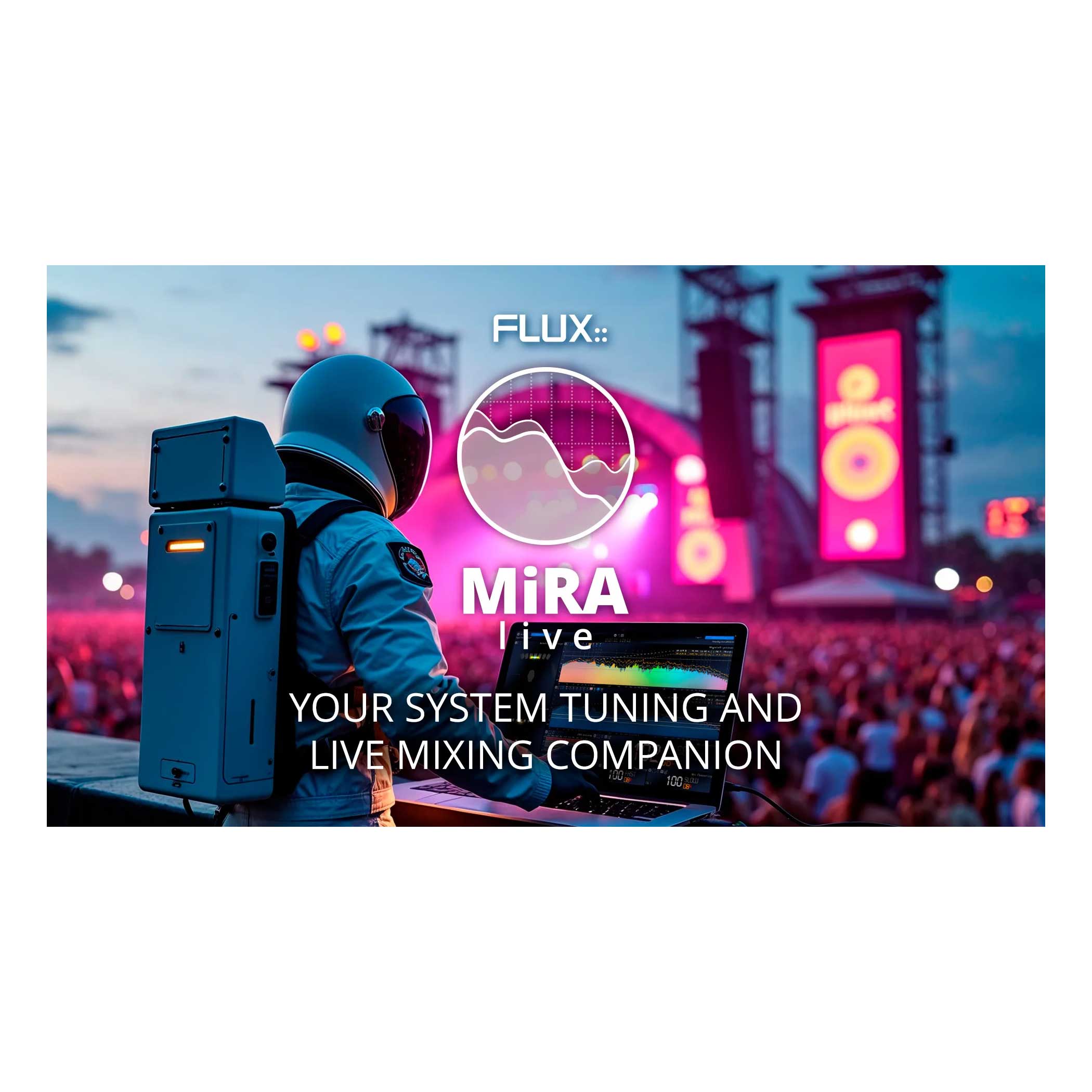 FLUX MiRA Live オーディオアナライザソフトウェア フラックス