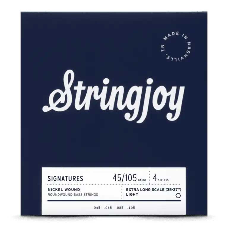 Stringjoy SJ-BA45105XL ニッケルワウンド 045-105 エレキベース弦 エクストラロングスケール シグネチャーシリーズ ストリングジョイ