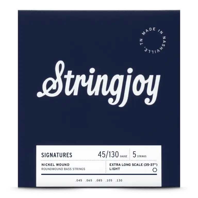 Stringjoy SJ-BA45130XL ニッケルワウンド 045-130 エレキベース弦 5弦 エクストラロングスケール シグネチャーシリーズ ストリングジョイ