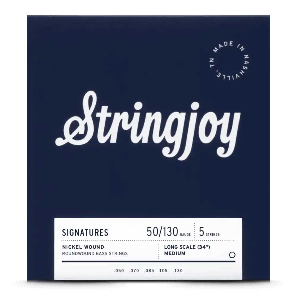 Stringjoy SJ-BA50130LS ニッケルワウンド 050-130 エレキベース弦 5弦 ロングスケール シグネチャーシリーズ ストリングジョイ