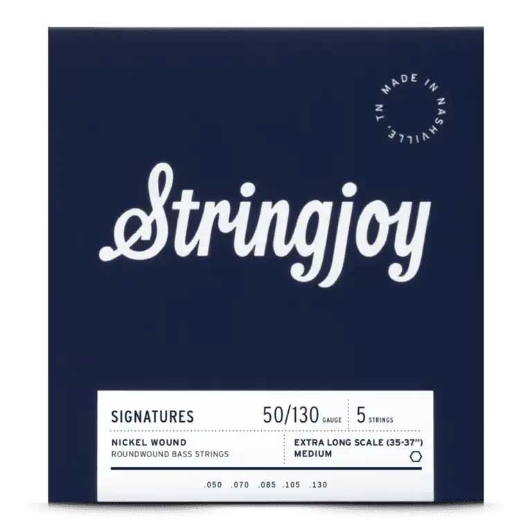 Stringjoy SJ-BA50130XL ニッケルワウンド 050-130 エレキベース弦 5弦 エクストラロングスケール シグネチャーシリーズ ストリングジョイ