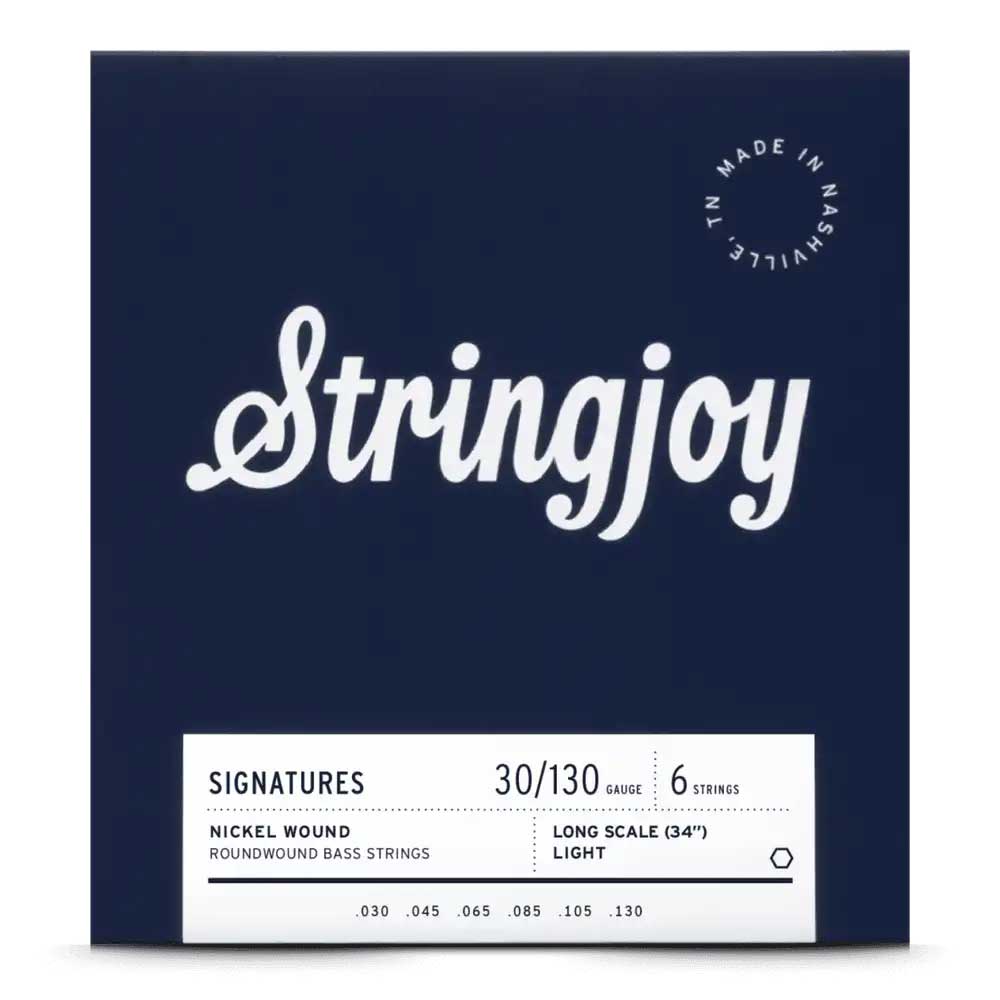 Stringjoy SJ-BA30130LS ニッケルワウンド 030-130 エレキベース弦 6弦 ロングスケール シグネチャーシリーズ ストリングジョイ