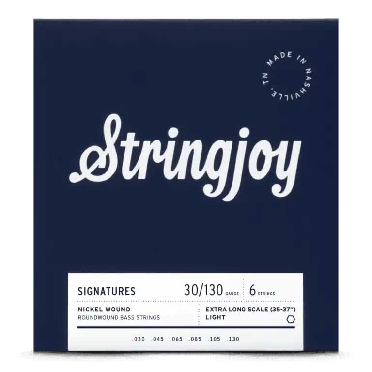 Stringjoy SJ-BA30130XL ニッケルワウンド 030-130 エレキベース弦 6弦 エクストラロングスケール シグネチャーシリーズ ストリングジョイ