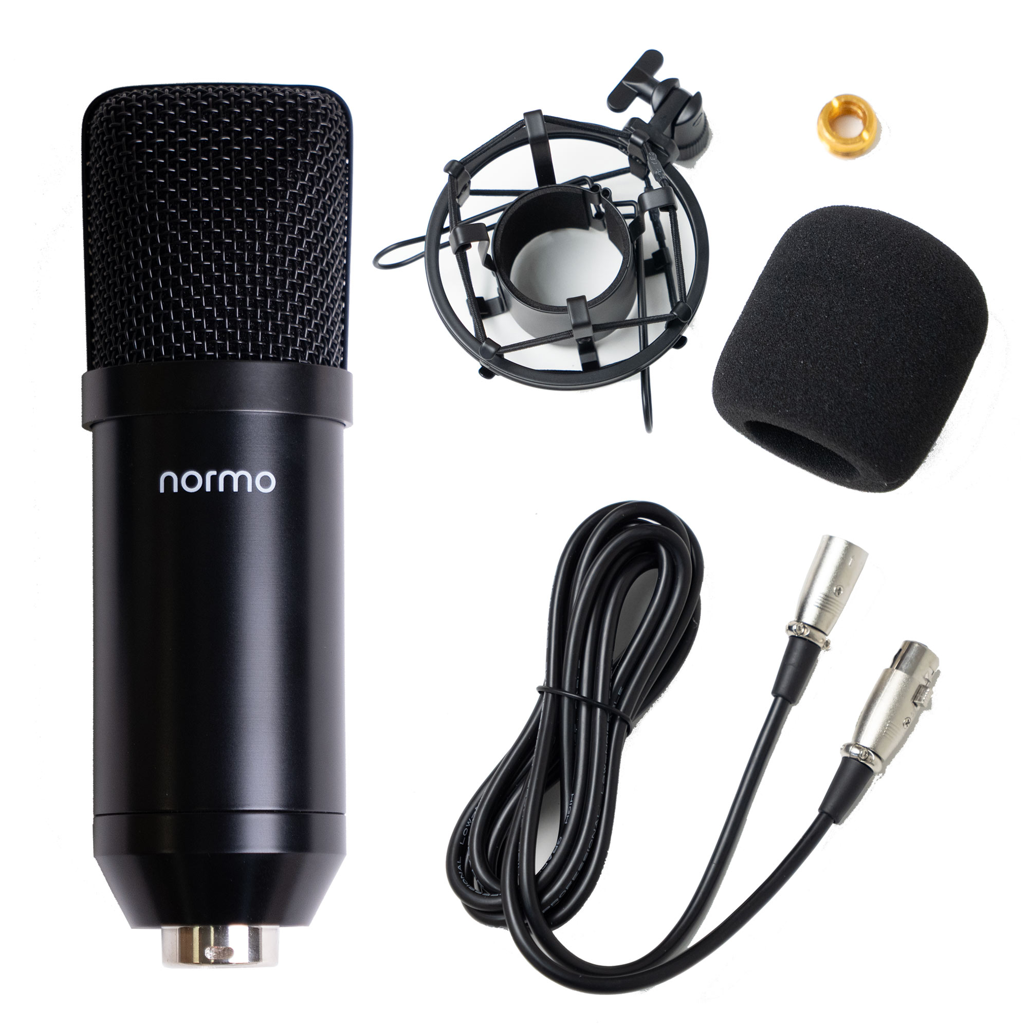 normo NCM-40 配信向けコンデンサーマイク ショックマウント ケーブル ポップガード付属 ノーモ