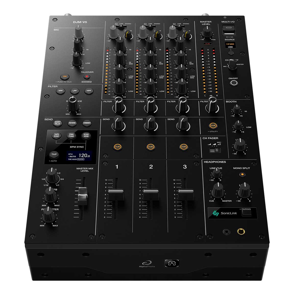 AlphaTheta DJM-V5 DJミキサー アルファシータ DJMV5