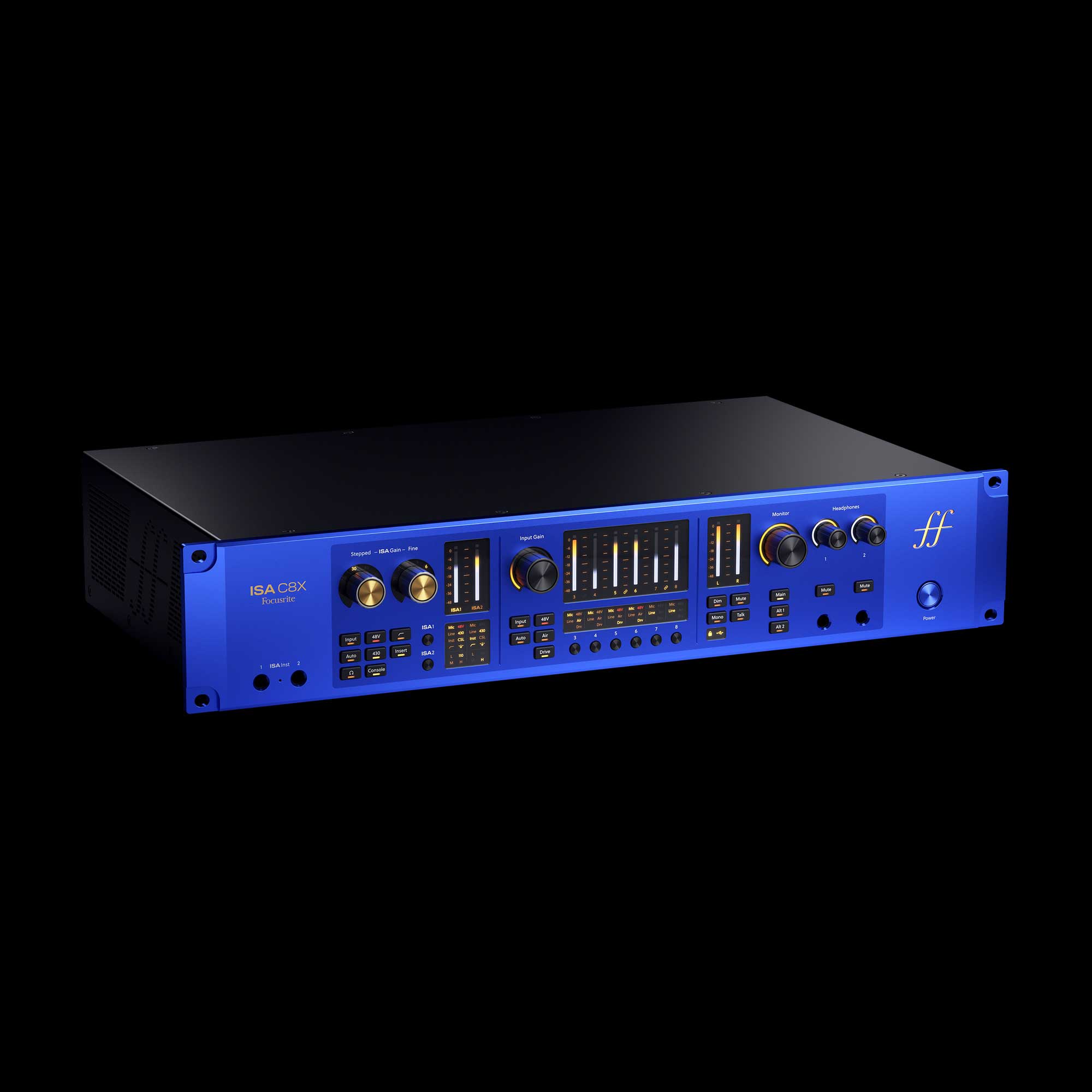 【5日と10日はポイント5倍！】Focusrite ISA C8X USB-C オーディオインターフェイス 26In / 28Out ISAプリアンプ搭載 フォーカスライト