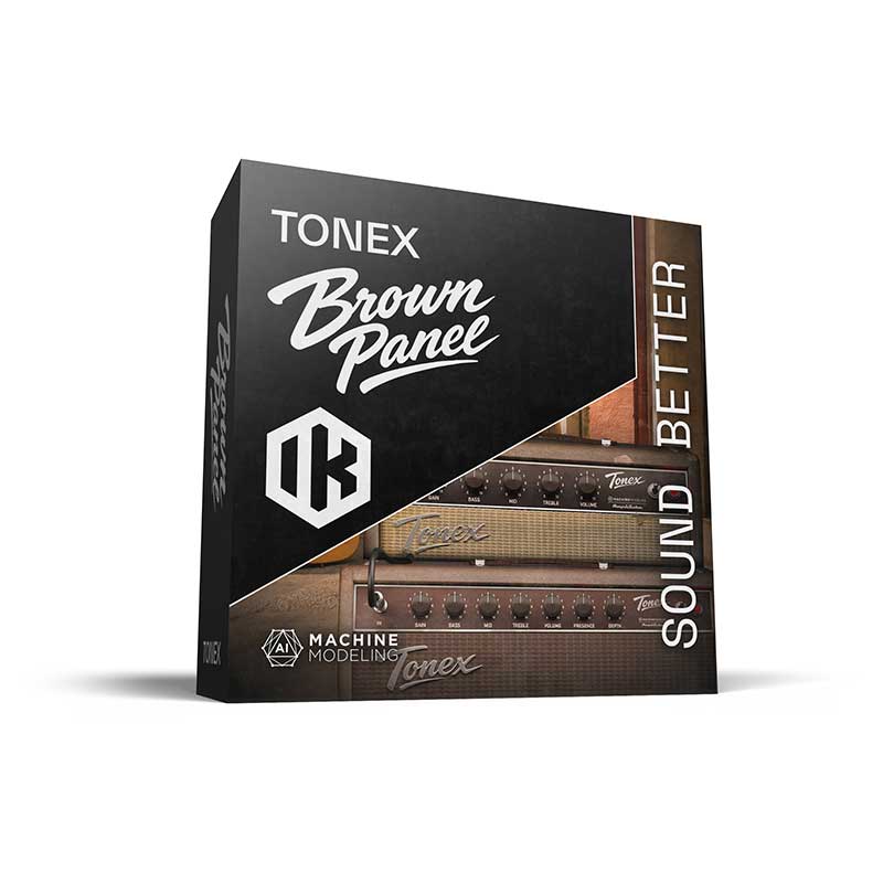 【5日と10日はポイント5倍！】IK Multimedia TONEX Brown Panel IKマルチメディア [メール納品 代引き不可]