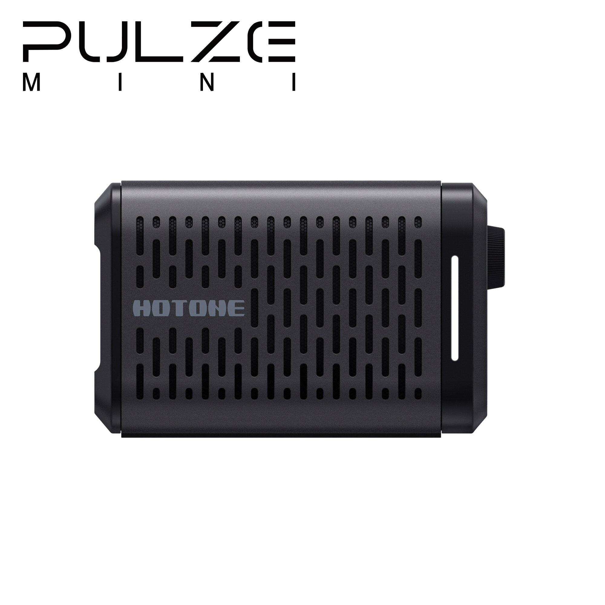 超小型モデリングアンプ、録音を可能にする&どこでも練習【特徴】Pulze Mini は、手のひらサイズのパワフルなアンプです。ギタリスト、ベーシスト、アコースティック・プレイヤーが、本格的な機材を持ち運ぶことなくプロレベルのトーンを求めるために設計されました。内蔵充電式バッテリー、ワイヤレス・コントロール、そしてHOTONEのフラッグシップモデルPULZEから引き継がれたスタジオグレードのモデリング技術を搭載しています。・2インチ・フルレンジ・スピーカー採用の5W出力・強力なDSPと24bitデジタル信号処理による優れた音質・CDCM HD & F.I.R.E.モデリング・エフェクト：52種のアンプモデル、48種のキャビネット、伝説のペダルmodels・最大200音色（プリセット）保存可能・Hotoneコミュニティ経由でお気に入りのトーンをダウンロード/アップロード/共有・100パターンのドラムマシン/メトロノームを内蔵・高精度チューナーを内蔵・サイレント練習のためのヘッドフォン・ジャック・USBオーディオ・インターフェイスとしても利用可能プロレベルのモデリングをポケットにそのサイズに惑わされないでください。Pulze MiniはHotoneのフラッグシップモデルCDCM HD & F.I.R.E.モデリングエンジンを搭載し、驚くほどリアルなサウンドをコンパクトで持ち運びやすい筐体に凝縮しています。カスタムチューニングされた2インチ・フルレンジスピーカーと最適化されたキャビネットデザインにより、この小さな巨人は重厚なトーン、豊かなダイナミクス、そして本物のアンプのフィーリングをすべて実現します。クラシックなトーン、モダンなコントロール、そしてコンパクトなフットプリント。フラッグシップを小さなボディに継承エレキギターの速弾きからベースのグルーヴ、アコースティックギターのストラミングまで、Pulze Miniはあらゆる音に対応します。まるでプロ仕様のマルチエフェクトプロセッサー、オーディオインターフェース、Bluetoothスピーカーをバックパックに詰め込んだような感覚です。CELESTION DigitalCelestion Digitalによる5つのクラシックCelestion スピーカーIRを搭載。小さい本体ながら迫力のギターサウンドを実現しました。Pulze Miniには以下の機能が満載です・52種類のアンプモデル・48種類のCABモデル（with official Celestion IR）・191種類のレジェンダリーエフェクト・最大20のユーザーIRを使用可能ワイヤレスコントロール、クラウドトーン、インスタントジャムPulze Editorアプリを使えば、スマートフォンからすべてをコントロールできます。このアプリは、フルサイズのPULZEと同じものです。プリセットの切り替え、トーンの調整、クラウドからユーザーが作成した数千ものパッチのダウンロード、Bluetooth経由でのバッキングトラックのストリーミングなどが可能です。ケーブルもメニューも不要。タップして演奏するだけで、すぐに使えます。（iOS / Android対応）ワイヤレスで、どこでもプレイ3900mAhバッテリーを内蔵したPulze Miniは、ヘッドホン使用時で最大11.5時間、中音量で最大5.5時間の連続再生が可能。屋外でのジャムセッション、ホテルの部屋、深夜のセッションなど、インスピレーションが湧くあらゆる場所に最適です。USBオーディオインターフェース：プロのようにレコーディングPulze Miniは、24ビット/48kHzの解像度、リアンプ、ループバック機能を備えた2入力2出力のUSBオーディオインターフェースを搭載しています。DAWに接続するだけで、レコーディング、ストリーミング、制作を始めることができます。追加の機材は必要ありません。【詳細情報】周波数レンジ：20Hz - 20kHz搭載スピーカー：2 x 2" カスタム・フルレンジ・スピーカーパワーアンプ：Class D パワーアンプ 5W出力デジタル・オーディオ・プロセッシング：24-bit、48kHzエフェクトモジュール数：7エフェクト数：191 （Global EQを含む）トーン（プリセット）：最大200 トーンドラムマシーン：100リズムパターン＆メトロノームBluetooth：5.0デュアルモード（BLE & audio）& Bluetooth MIDITELEC 認証：R220-JP9345入力：1/4" Tip Sleeve (TS) インストルメント入力出力：1/8" ステレオ・ヘッドフォン・ジャックスクリーン：1.45インチ TFT LCDカラースクリーンUSBポート：USB 2.0 Type-C ポート、USB Audio 2.0 対応USBオーディオ：ループバックおよびリアンプ対応の2 入出力USB オーディオインターフェースIR プロセッシング：24 ビット/48kHz モノラルWAV ファイル対応1024 ポイント、最大20 個のユーザーIR をサポートバッテリー：内蔵3.8V 3900mAh リチウムバッテリー連続再生：中音量以下で約5.5 時間最大再生時間：ヘッドホン使用時約11.5 時間サイズ：125mm（W）x 57mm（D）x 79mm（H）重量：368gJANコード：0888506110047