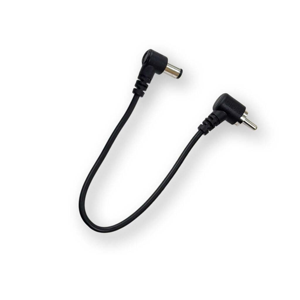 CIOKS Flex Cable 15cm 1015 black ケーブル L型DCプラグ チョークス